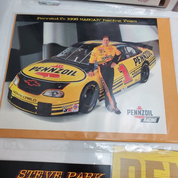 Vtg NASCAR Steve Park Photos Magazine Lot of 6 - Picture 3 of 14